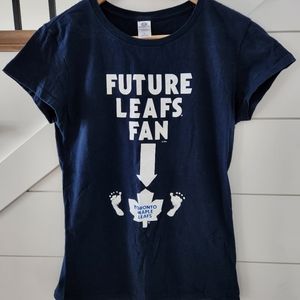Score a Goal for Two: Get Your Future Leafs Fan Maternity Tee Now!